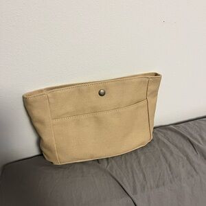 Portland Leather Goods - Classic Small Canvas Purse Organizer - Sesame
